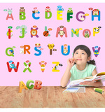 幼儿园早教儿童房墙贴拼音英文字母加减乘除算术表贴画环保可移除