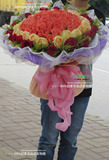 珠海花店丨情人节99朵玫瑰鲜花丨香洲拱北前山南屏湾湾仔吉大包送