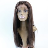 front lace wig前蕾丝头套假发10-20英寸印度发#2直发外销货源