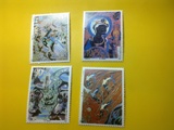 T150 敦煌壁画（第三组） 壁画三 邮票  原胶全品 收藏 集邮