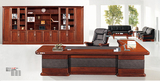 办公家具 现代时尚实木贴皮办公桌 总裁大班台老板桌 经理主管桌