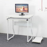 2016新款75cm高密度板电脑桌可移动电脑桌特价简约一体机台式桌子
