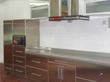 不锈钢整体橱柜定做现代简约 厨房整体厨柜 灶台柜子不锈钢台面