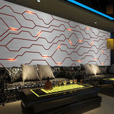 简约现代科幻抽象线条壁纸西餐厅酒吧咖啡店ktv背景墙纸大型壁画