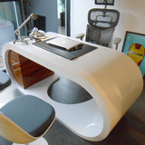 简约现代弧形个性书桌电脑桌/创意烤漆电脑桌书桌办公桌老板桌