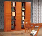 实木组合书柜宜家玻璃门书橱储物收纳柜厅柜书架二三四五六门书房
