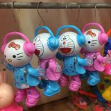 中秋节儿童礼物 手提音乐发光LED灯卡通叮当猫KT猫玩具灯笼新款