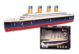 喜立方3D立体拼图 泰坦尼克号船模型游轮 35片儿童拼装益智玩具