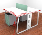 福建新款厦门办公家具职员卡座46人办公桌椅组合屏风工作位电脑桌