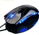 黑爵游戏鼠标 电竞游戏鼠标 USB电脑有线  七彩炫光呼吸灯鼠标