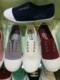 韩国正品代购2016新款镂空透气套脚一脚蹬休闲帆布球鞋女16X36A特