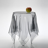 超薄下垂餐桌垫透明塑料软质玻璃台布 防水防油免洗桌布PVC茶几垫
