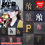 韩国直邮专柜正品MLB代购 16春 情侣字母刺绣棒球帽 32CP16611