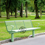 金属公园长椅 广场户外休闲椅 室外景观坐凳 成品园林座椅 排椅