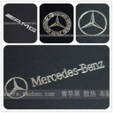 Benz 奔驰 AMG 改装车标金属贴纸 手机内饰贴金属贴镍合金薄贴
