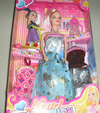 实心芭比娃娃甜甜屋大套装礼盒梦幻衣橱Barbie芭芘公主女孩玩具