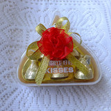 好时 KISSES(散装盒装)巧克力 高档喜糖/中礼盒/6粒装促销
