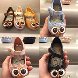夏季韩版梅丽莎猫头鹰果冻鞋童鞋可爱儿童凉鞋女童公主鞋卡通雨鞋