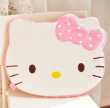 包邮Hello Kitty凯蒂猫卡通可爱坐垫毛绒沙发垫办公椅垫 汽车坐垫