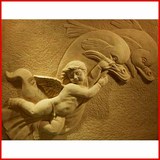 上海龙章 砂岩人物浮雕壁画背景墙装饰/欧式装饰装潢材料-天使3