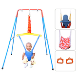 婴儿多功能健身架 宝宝弹跳训练健身器（跳跳+秋千+吊椅+吊环）