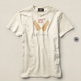 RRL 复古咔叽 金色翅膀短袖T恤
