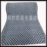 克剪裁枣红色印花PVC地毯 地垫 防尘垫 走廊毯 灰色门厅地毯