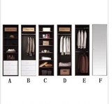 现代简约衣柜整体衣柜衣橱衣柜实木衣柜组合大衣柜家具定制