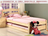 特价实木儿童床实木松木拖床童床单人床双人床子母床抽屉床推拉床