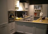 傲森智能化整体橱柜 整体厨房 模压橱柜 烤漆 实木晶刚门板厨柜