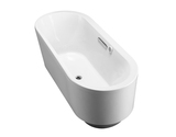 科勒KOHLER 专卖店正品 K-18347T-0 艾芙椭圆形独立式浴缸1.5米