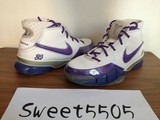 国内公司货 Nike Zoom Kobe I 科比ZK1 白紫刺绣 313143-151