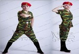 成人迷彩舞蹈服演出服装军鼓合唱服军旅迷彩裙女兵海军广场舞军装
