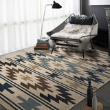 北欧地毯客厅沙发茶几垫简约现代 美式房间卧室床边毯宜家长方形
