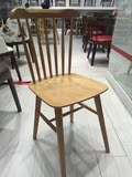 酒吧椅咖啡厅椅舞吧椅 酒店定做订做工程椅 纯实木温莎椅 榉木椅
