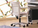 热卖职员椅人体工学旋转升降椅靠背办公室时尚休闲白色918电脑椅