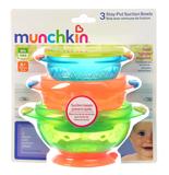 美国现货 Munchkin麦肯齐 宝宝婴儿童吸盘碗训练碗餐具 不含BPA