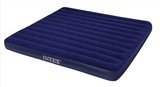 原装正品INTEX-68755豪华双人特大条纹植绒充气床垫 气垫床