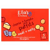英国直邮 Ella's 艾拉的厨房 有机奶酪番茄泡芙球 5包30克 7个月