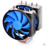 九州风神小霜塔双风扇电脑CPU散热器PWM温控风扇支持2011 正品