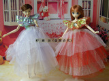 p037芭比娃娃精致礼服-梦幻婚纱、公主蓬蓬裙-仙女衣服