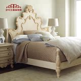 全实木床家具1.8米欧式法式床复古双人床北欧简欧床美式新古典床