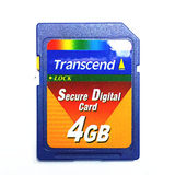 原装绝版 创见 SD 4G Transcend SD卡 4GB普速尼康D50相机可用