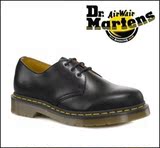 香港正品代购Dr.Martens马丁靴1461 经典3孔黑色硬皮帅气男休闲鞋
