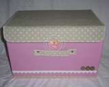 6个包邮大部分地区宝洁赠品 新款大号粉色公主收纳盒（箱）整理箱