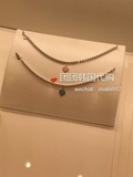 韩国代购 蒂夫尼 Tiffany&co 纯银珐琅蓝心珠手链 林允同款