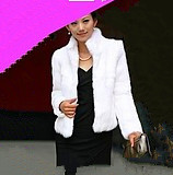 新款特价韩版女装仿兔毛皮草外套秋冬短款大衣立领马甲长袖毛外套