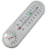 挂式温湿度计 家用温度计 指针红液二合一温度表 室内外兼用