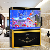 闽江鱼缸水族箱中型1.2米弧形超白玻璃生态鱼缸长方形客厅金鱼缸