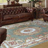 欧式美式混纺加密加厚手工片剪客厅茶几地毯卧室餐厅地毯可水先